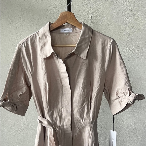 Calvin Klein Dresses & Skirts - NWT Calvin Klein Collared Button Up Dress Size 10